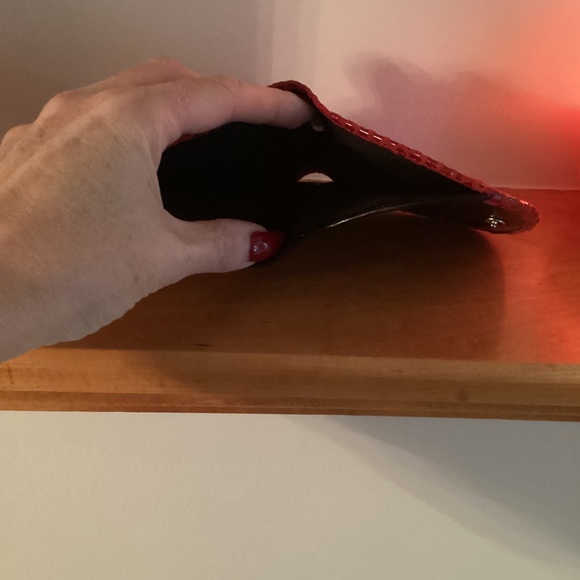 Red Leather snakeskin wallet - Due Fratelli - Picture 5 of 8